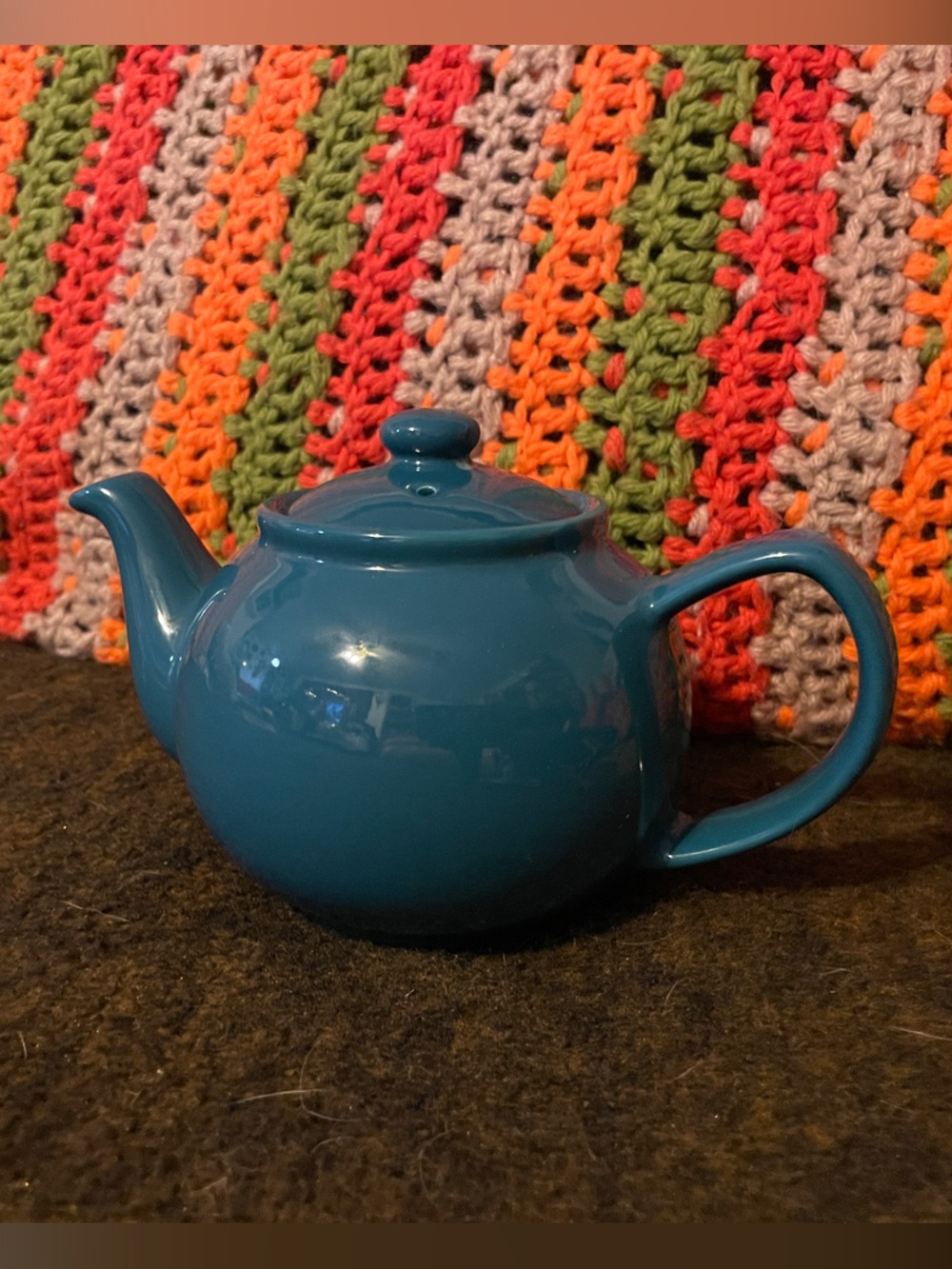 Teal 2 cup Ceramic Teapot - Price & Kensington